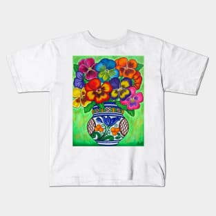 Pansy Parade Kids T-Shirt